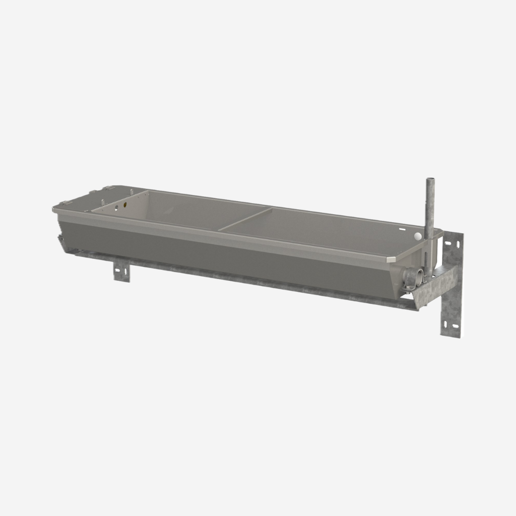 Kipptränke Edelstahl mit Wandkonsole
