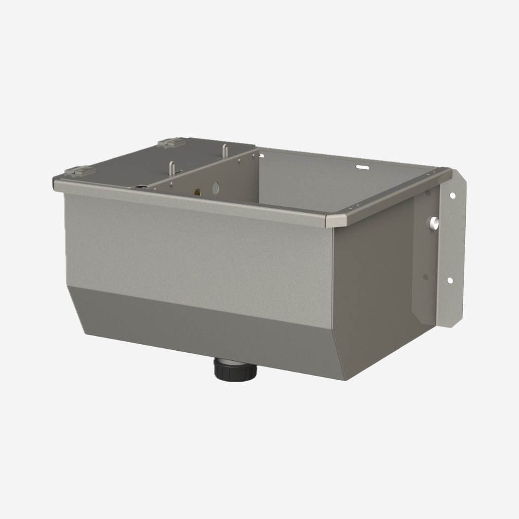 Trogtränke Edelstahl, 35l, G 1/2"