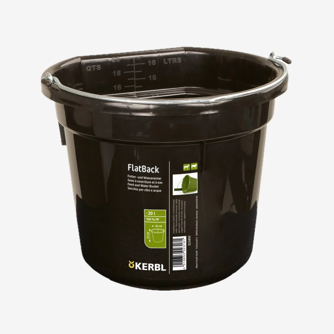 Futter- und Wassereimer FlatBack