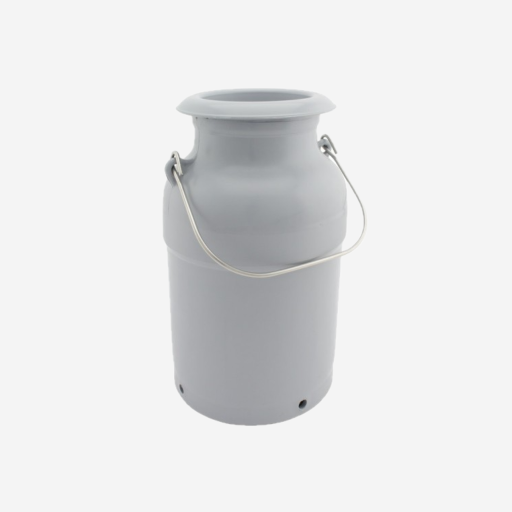 Milchkanne mit Kunststoffdeckel