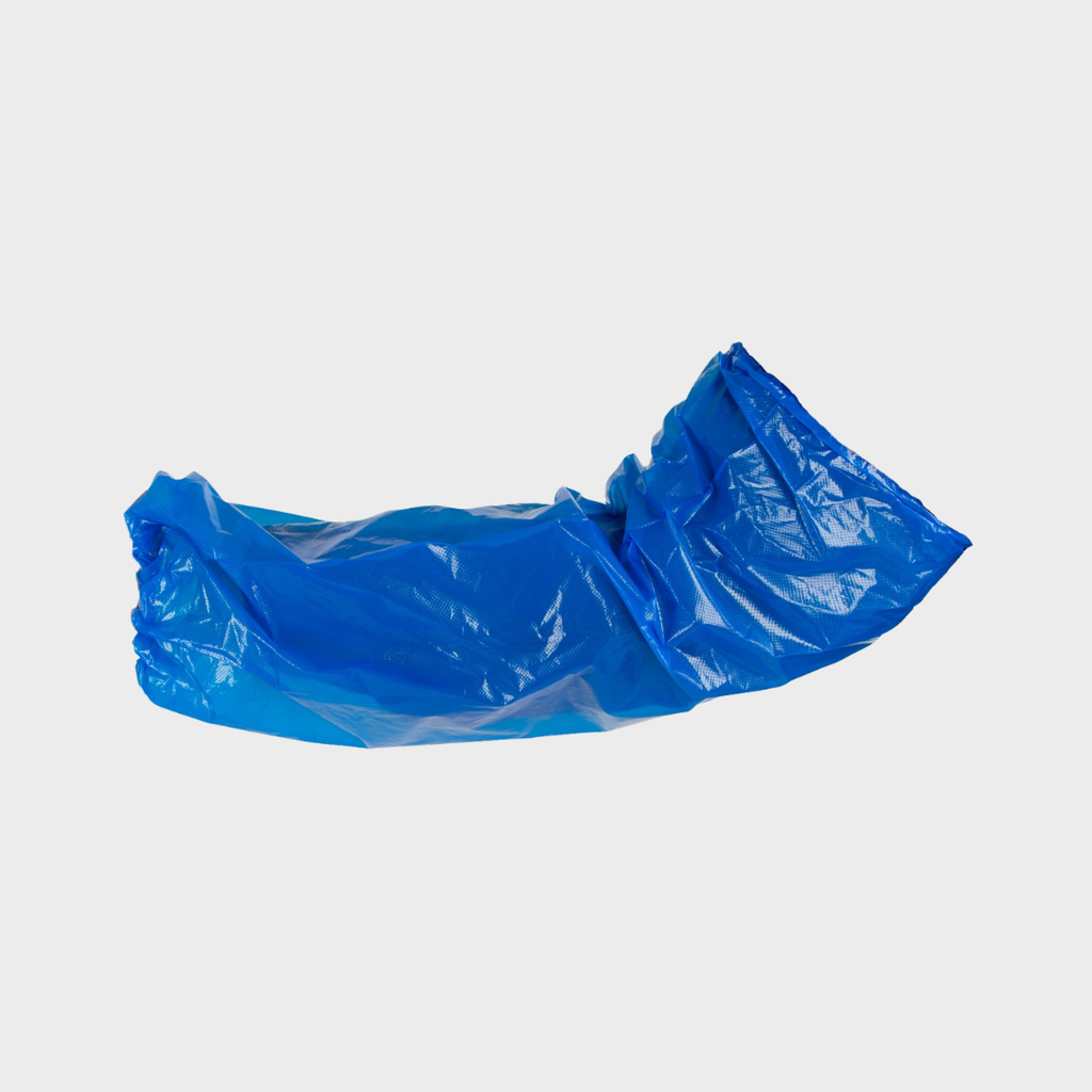 Einweg-Ärmelschoner 45cm lang LDPE, 100 Stück, gehämmert