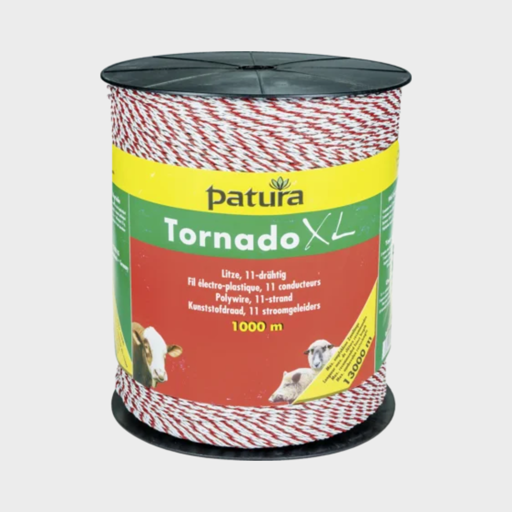 Tornado XL Litze, weiß/rot