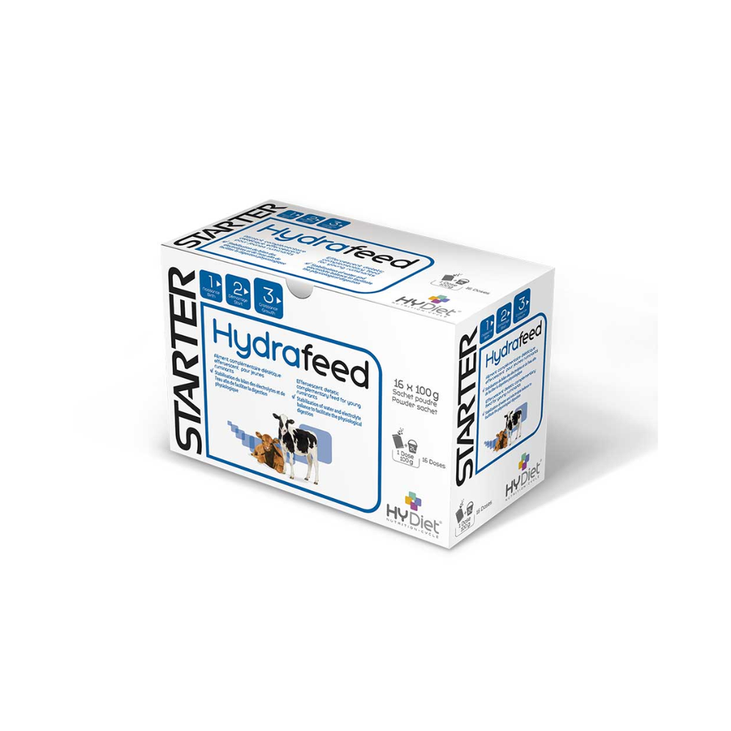 Hydrafeed Starter bei Kälberdurchfall Box a 16 Stk