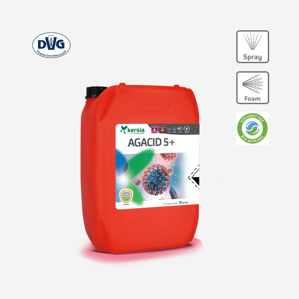 Agacid 5+ 10kg, Flächendesinfektionsmittel, Stalldesinfektionsmittel, Basis Peressigsäure