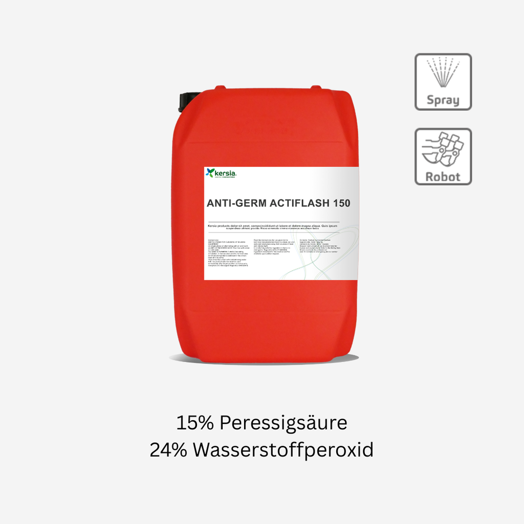 Anti-Germ Actiflash 24kg - Desinfektion des Melkzeugs & Roboterbürsten