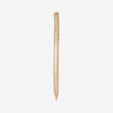 Robinienpfahl, 14/16cm, 250cm, Eckpfosten, rund, entrindet, gefast, 4-seitig gespitzt