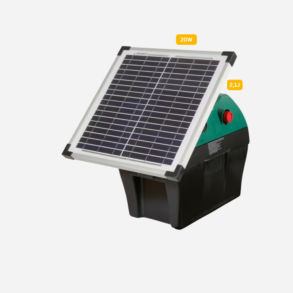 Set Weidezaungerät AD 2000 + 20W Solarmodul