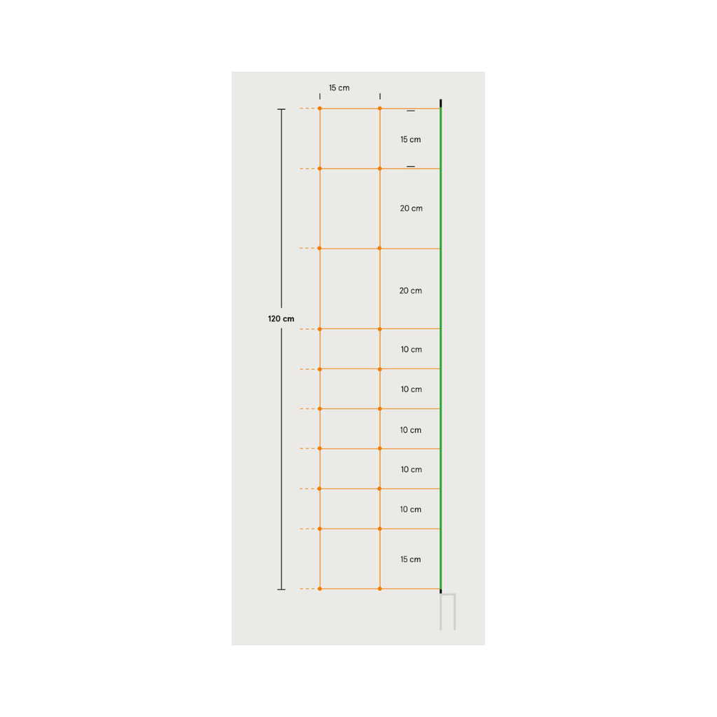 Euronetz / Wolfsnetz 1,20m, 50m