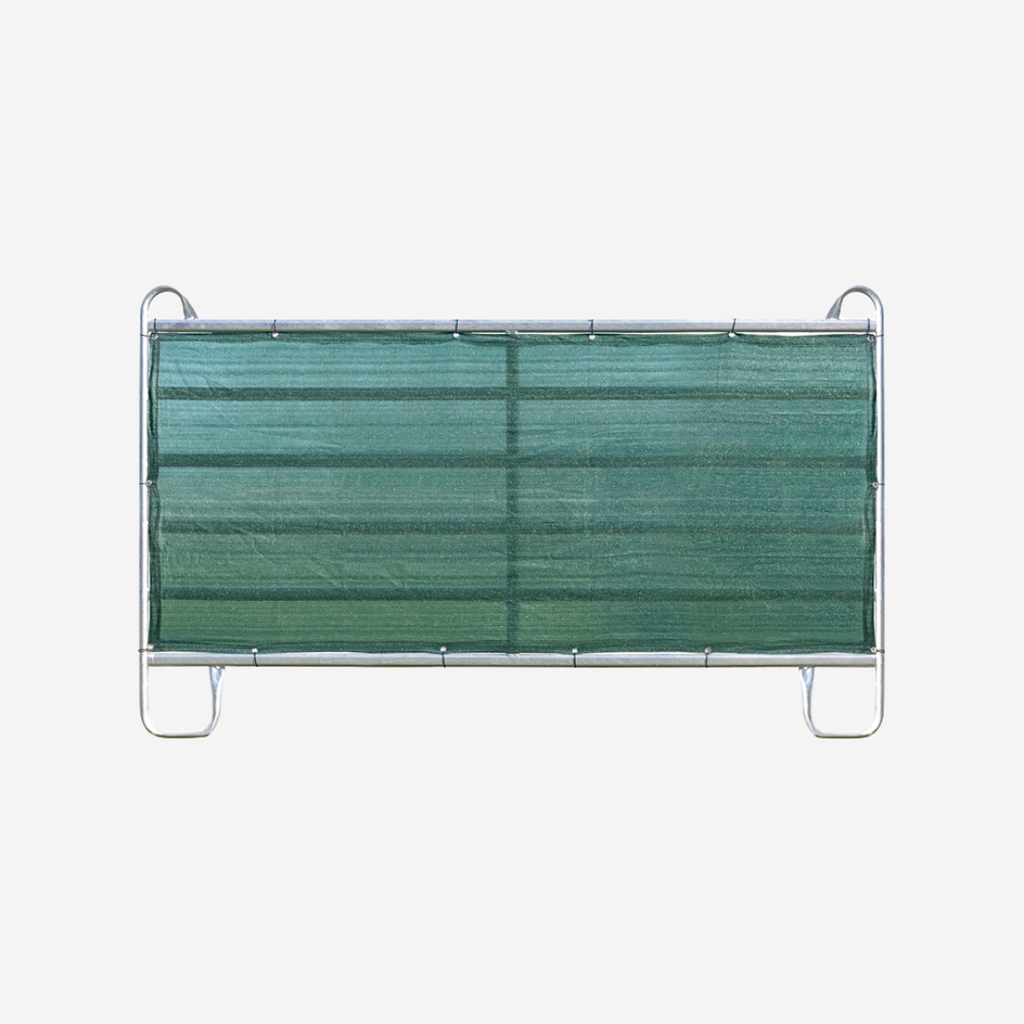 Windschutznetz grün 1.20 x 3.55m 180gr/m², gesäumt
