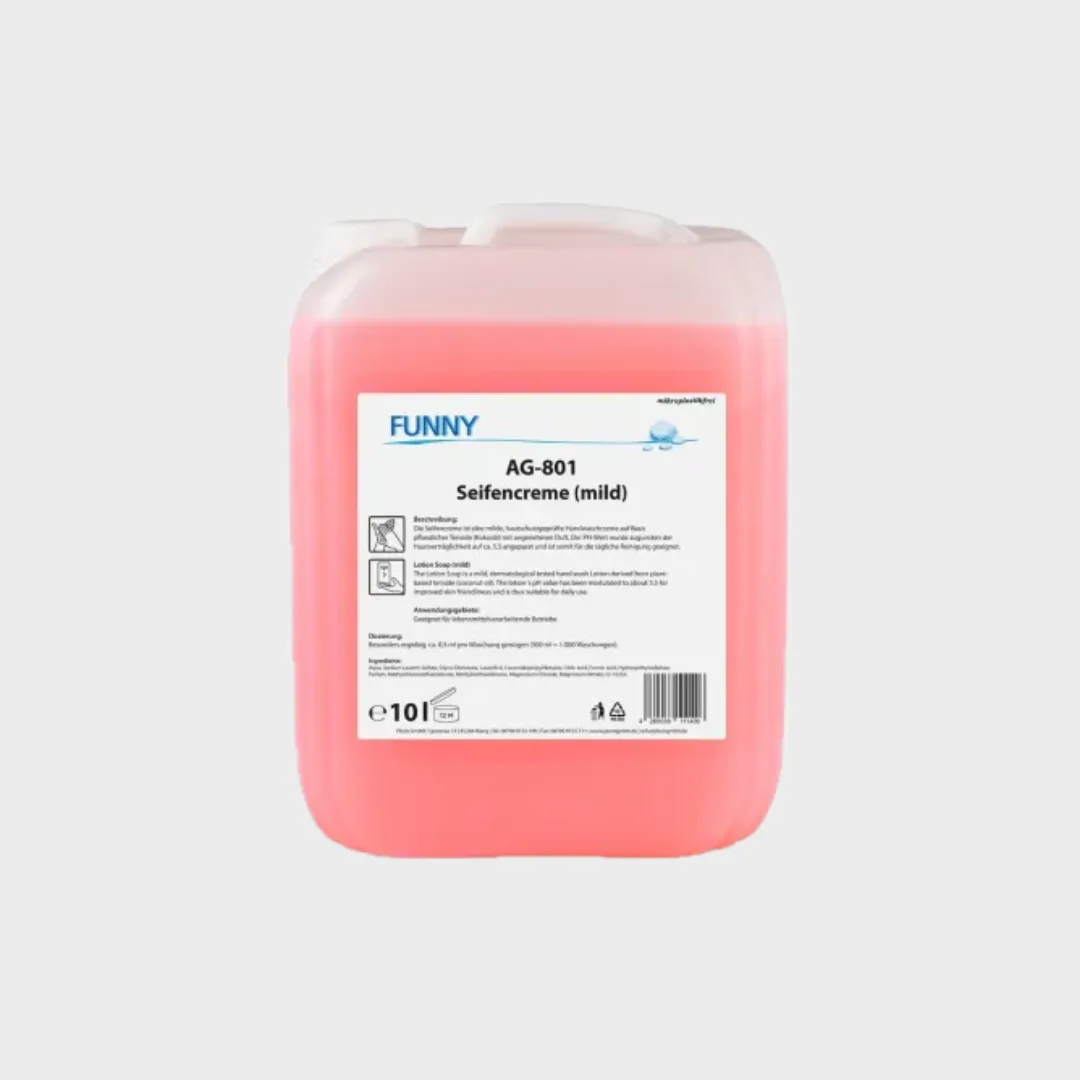 Seifencreme mild, rosa, 10l Kanister
