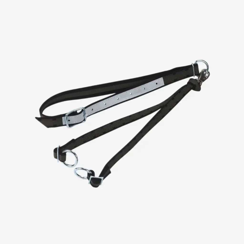 Rinderanbindung kompl. mit Bodenriemen dopp. + Karabiner