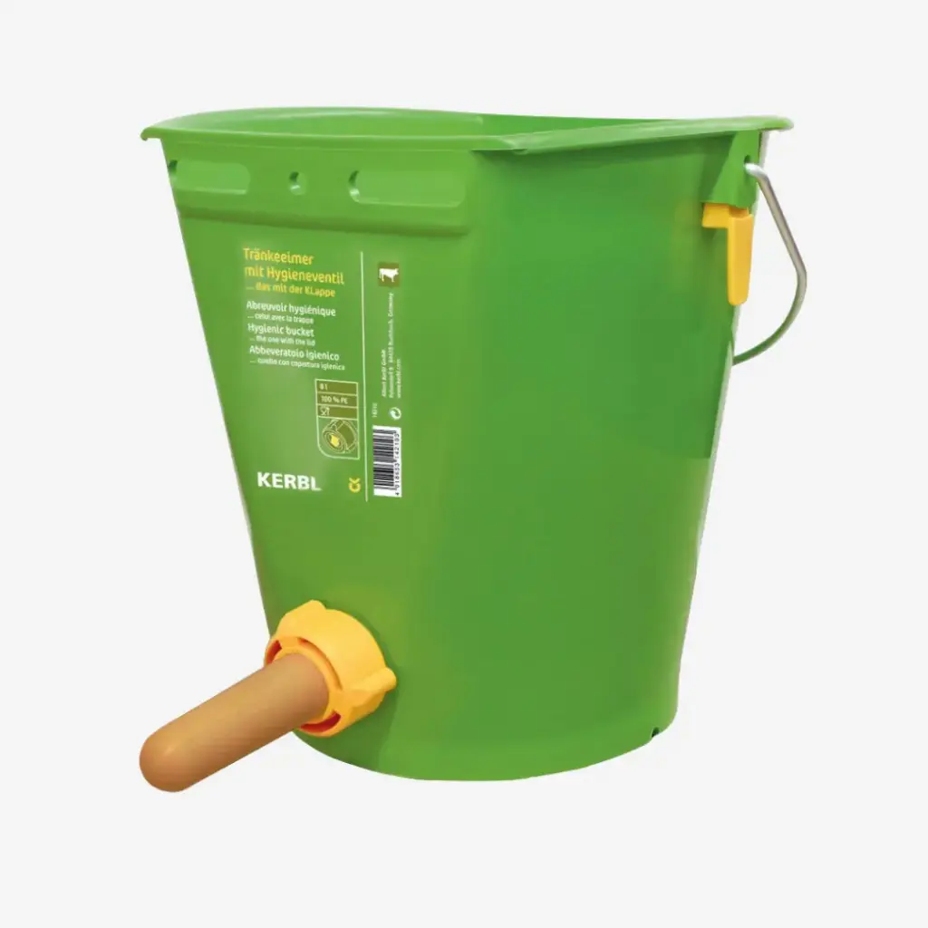 Kerbl Hygienetränkeeimer mit Klapp-Ventil