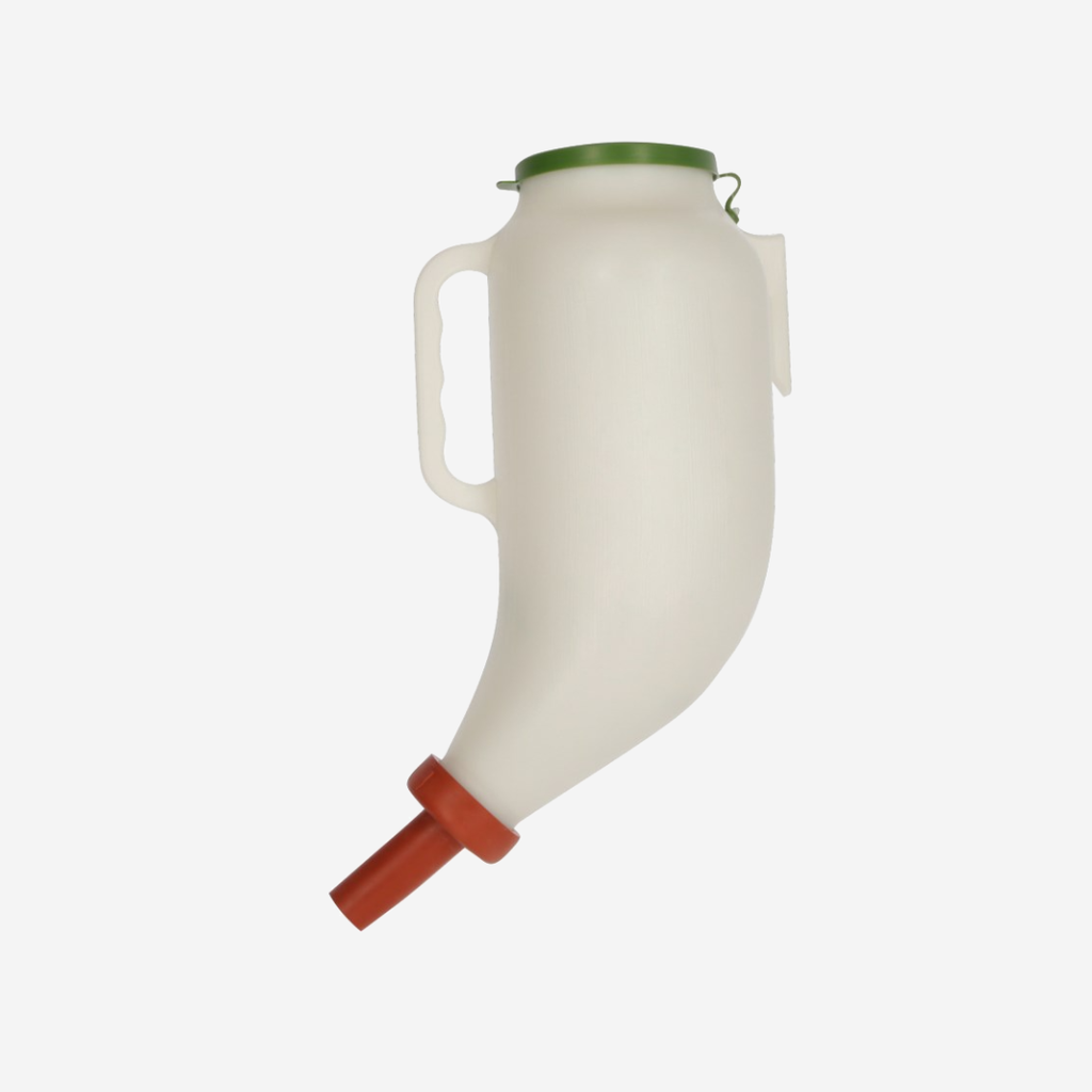 Trockenfutterflasche  4ltr. incl. Kunststoff-Halterung