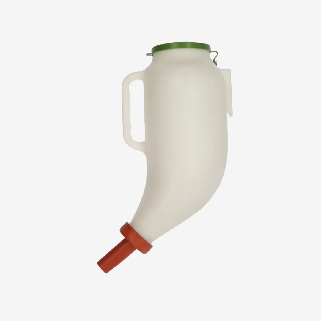 Trockenfutterflasche  4ltr. incl. Kunststoff-Halterung