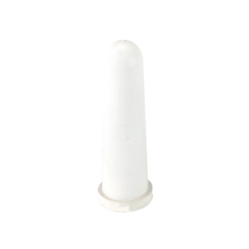 Kälbersauger weiß 100 mm, mit Kreuzlochung