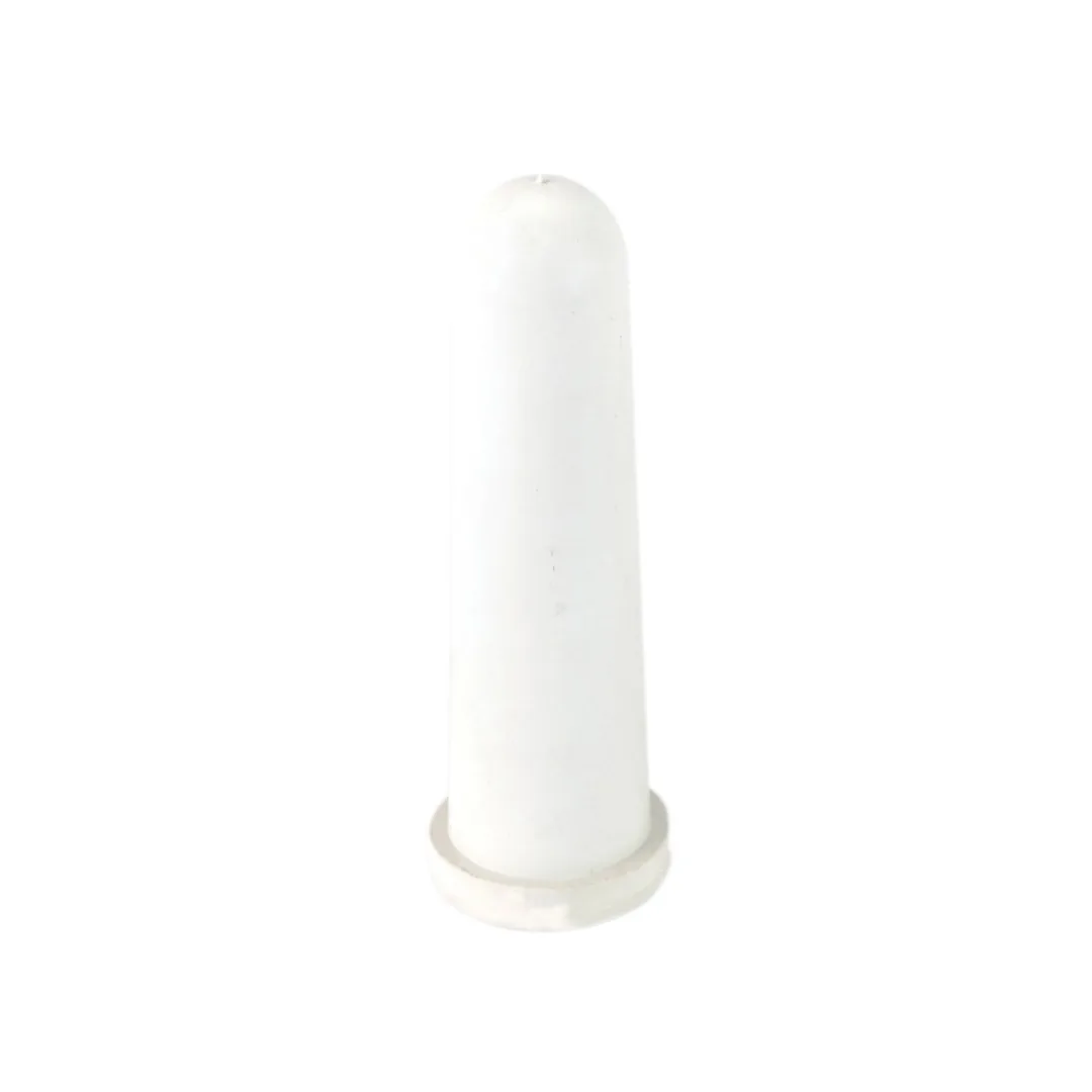 Kälbersauger weiß 100 mm, mit Kreuzlochung