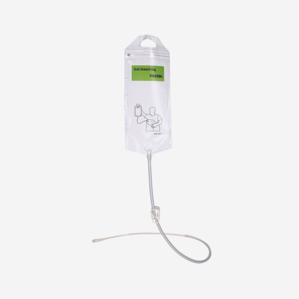 Drench Bag, transparent mit Sonde und Zipperverschluss
