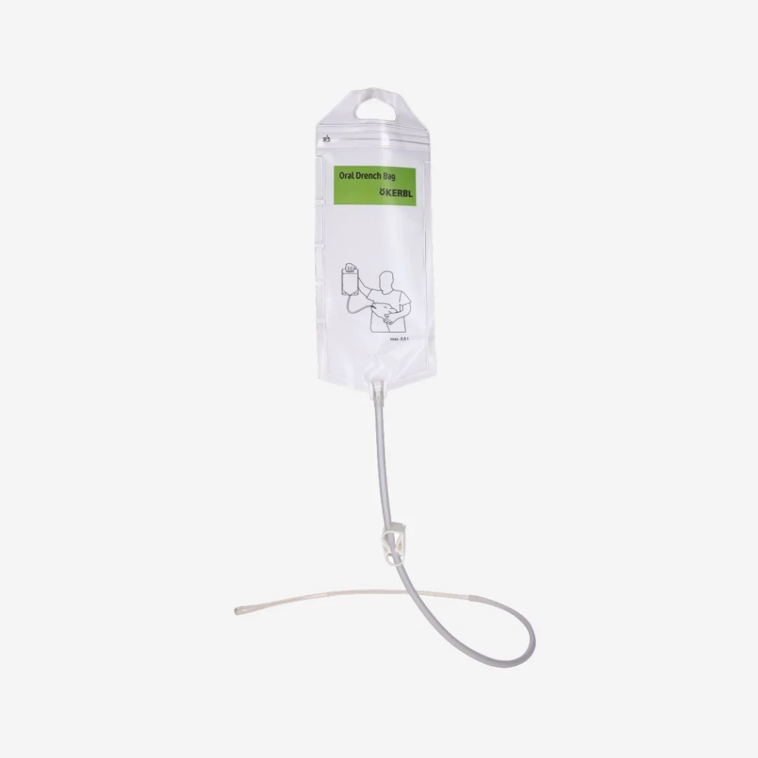 Drench Bag, transparent mit Sonde und Zipperverschluss