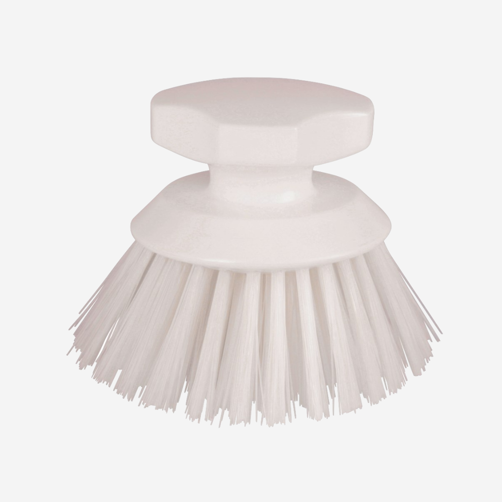 Rundkopfbürste PP, Besatz PBT weiß