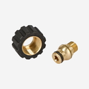 Handverschraubung 22:1/4 AG kurz Messing, für Kär., Krä.