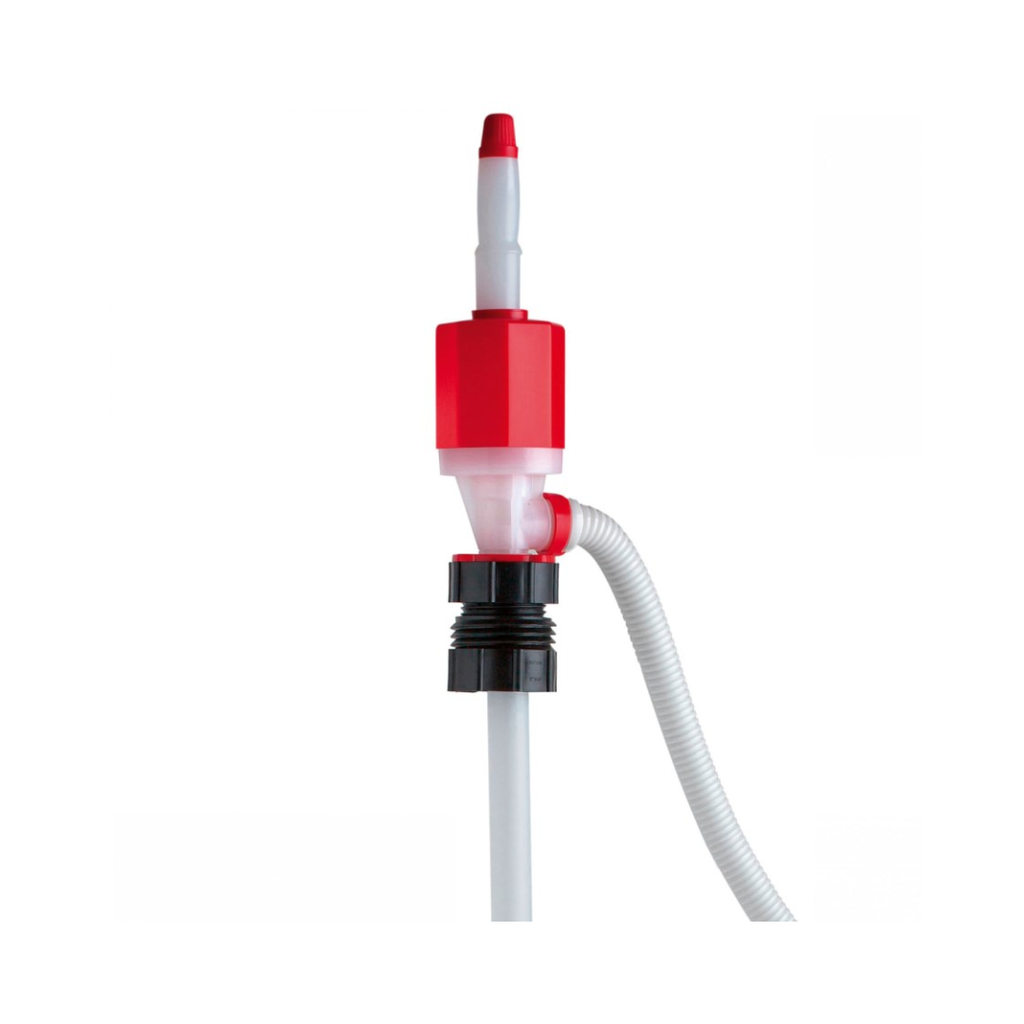 Fasspumpe für 200 l Fässer mit 2 Adaptern (55 mm & 69 mm)