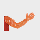 100x Einmalhandschuhe Vetbasic, 90cm orange