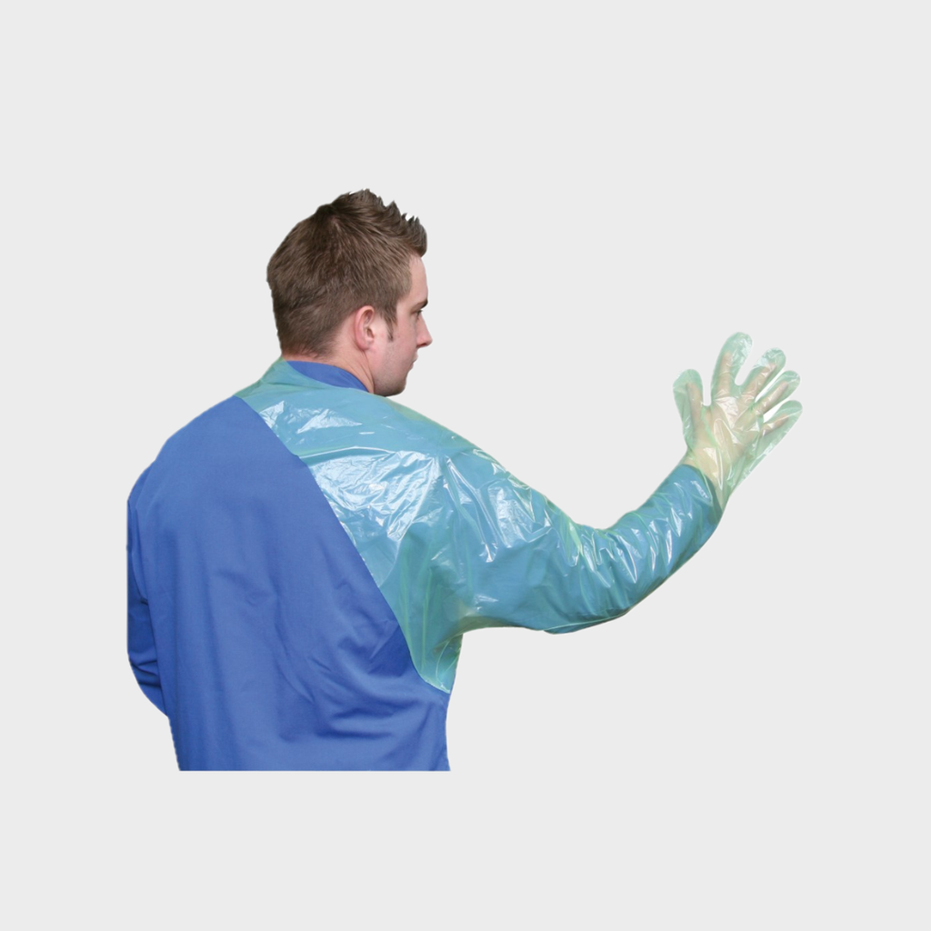 50x Einmalhandschuh m. Schulterschutz, 120cm