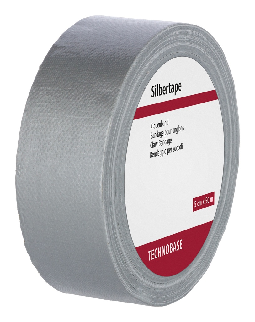 Klauenband silber, 50m, 50mm