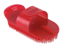 Kunststoffnadelstriegel rot