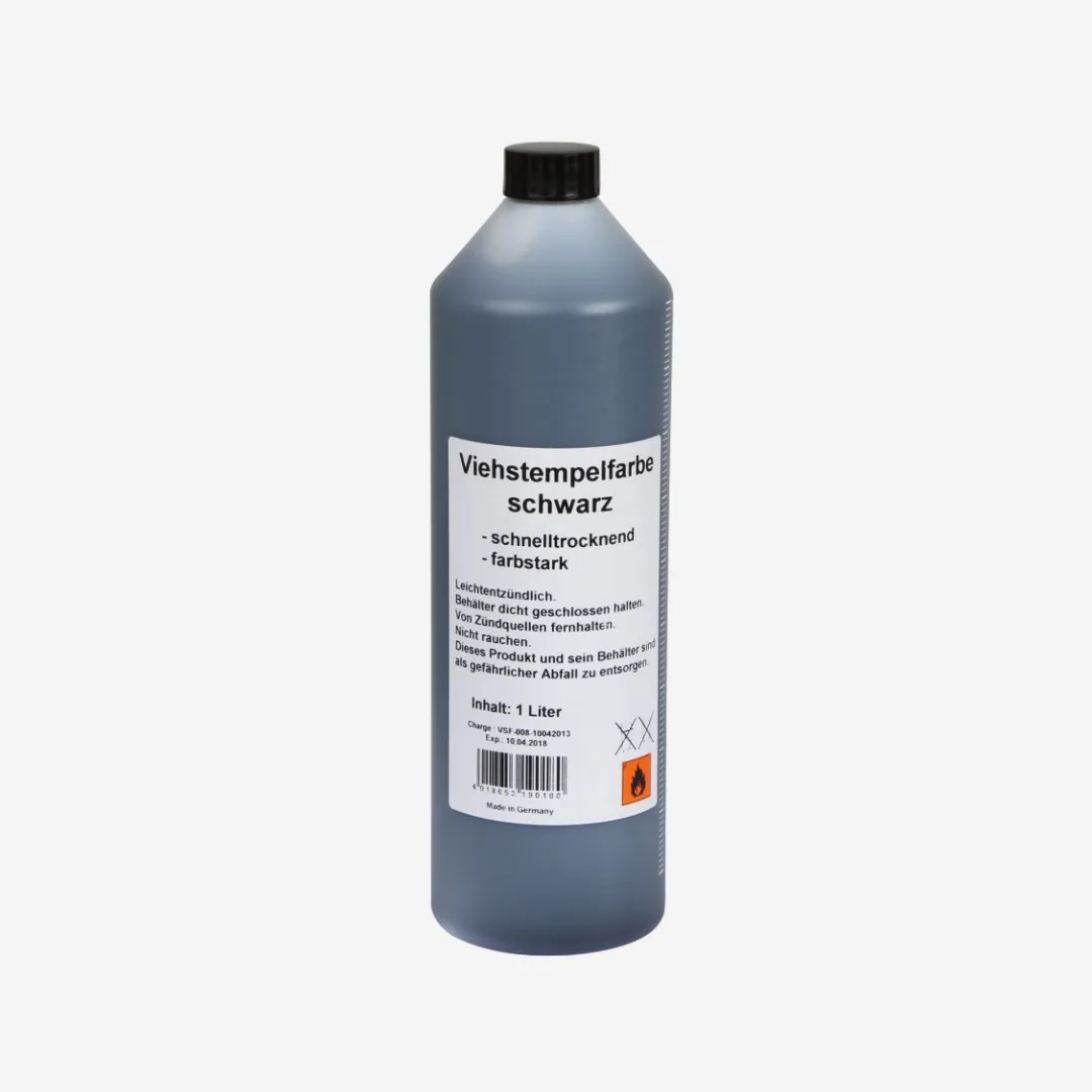 Viehstempelfarbe 1l/schwarz
