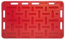 Treibbrett 126 x 76 cm, rot