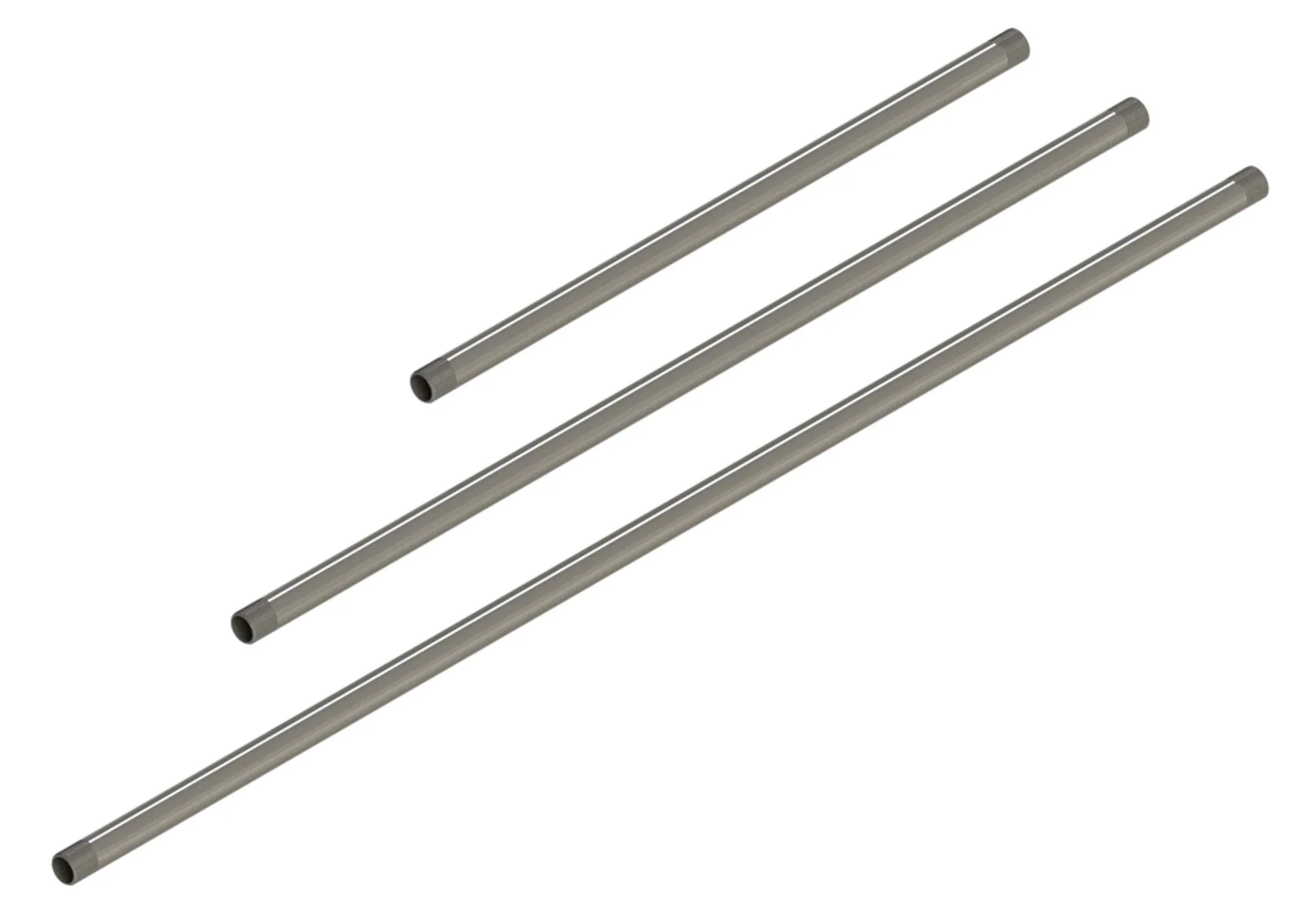 Anschlussrohr, gerade 50cm beidseitig ½" AG