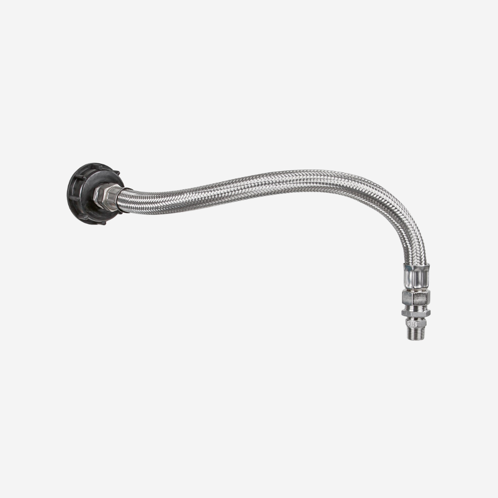 Anschlussset für IBC Behälter von S60x6 - auf A1/2" o. A3/4"