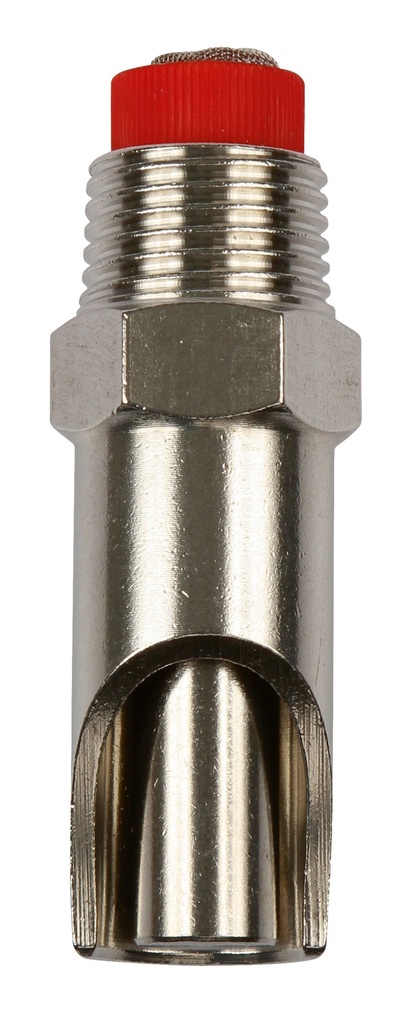 Beißnippel Edelstahl 1/2", 11 mm Stift