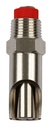 Beißnippel Edelstahl 1/2", 11 mm Stift