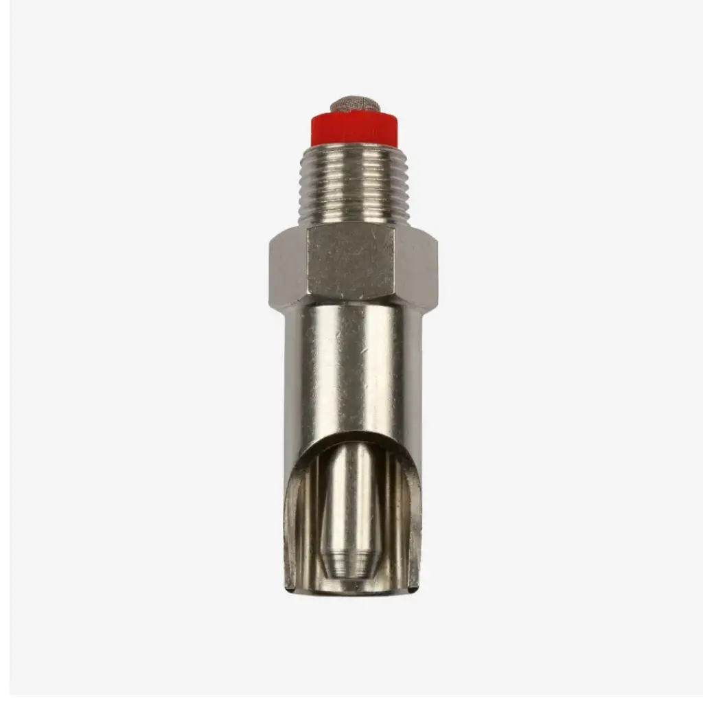 Beißnippel Edelstahl 3/4", mit 1/2" Anschluß, 12 mm Stift