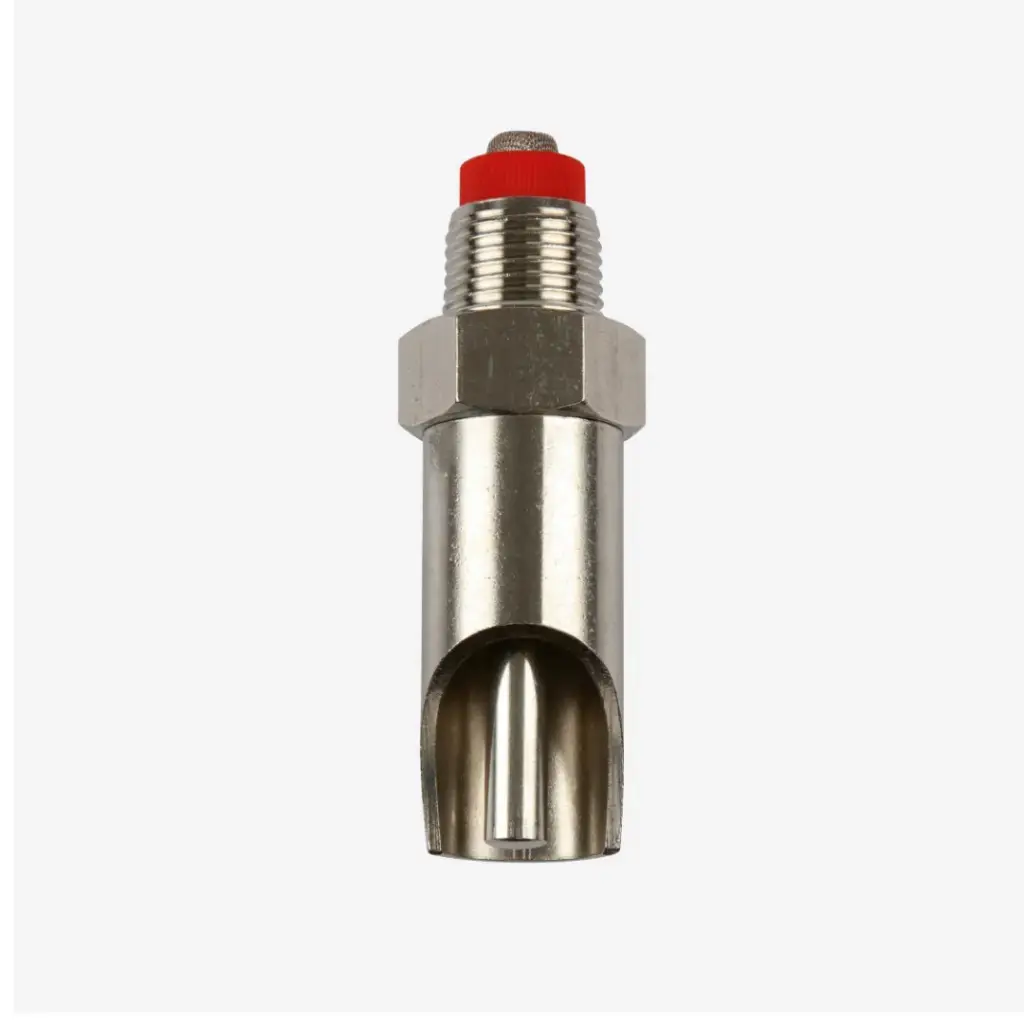 Beißnippel Edelstahl 3/4" mit 1/2"-Anschluss