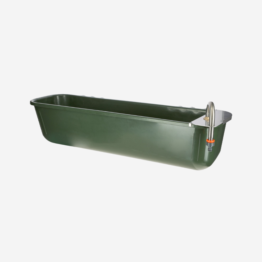 Langfuttertrog mit Schwimmer