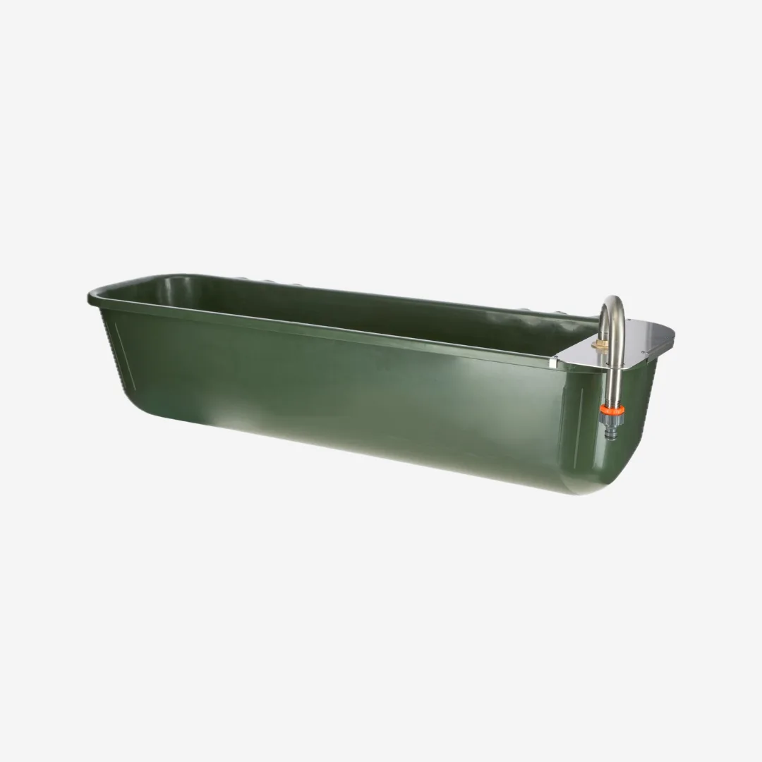 Langfuttertrog mit Schwimmer