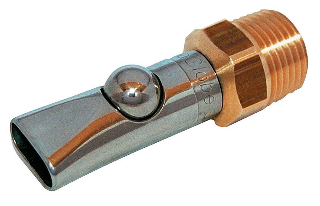 Kugelbeissnippel, für Ferkel bis 30kg, 1/2", Hochdr., verp.