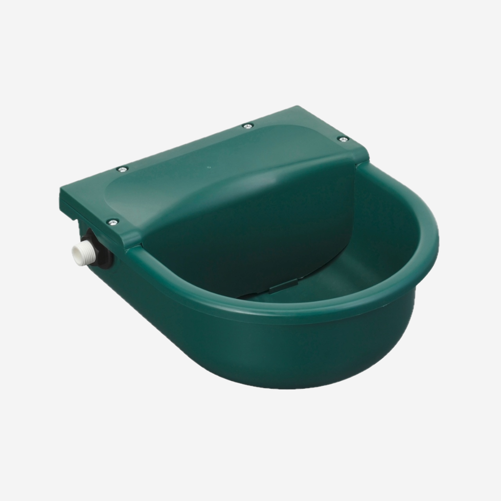 Schwimmertränkebecken grün aus Kunststoff, 3 l