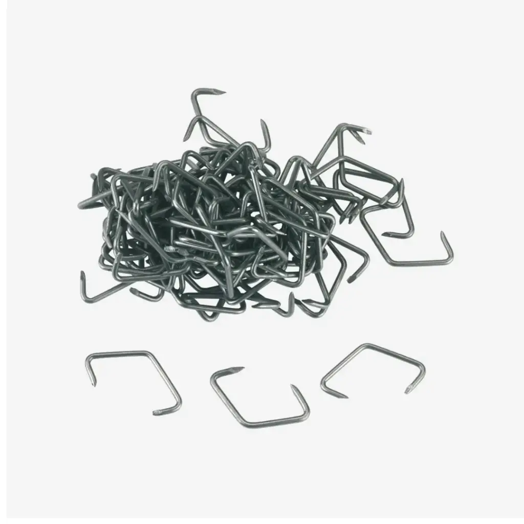 Schweinekrampen Gr.5 blank  100 Stück