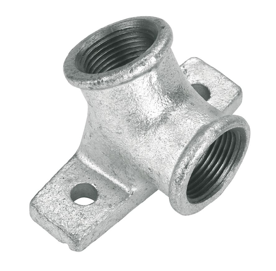 Wandhalter Edelstahl, 90Gr., 1/2" x 1/2"