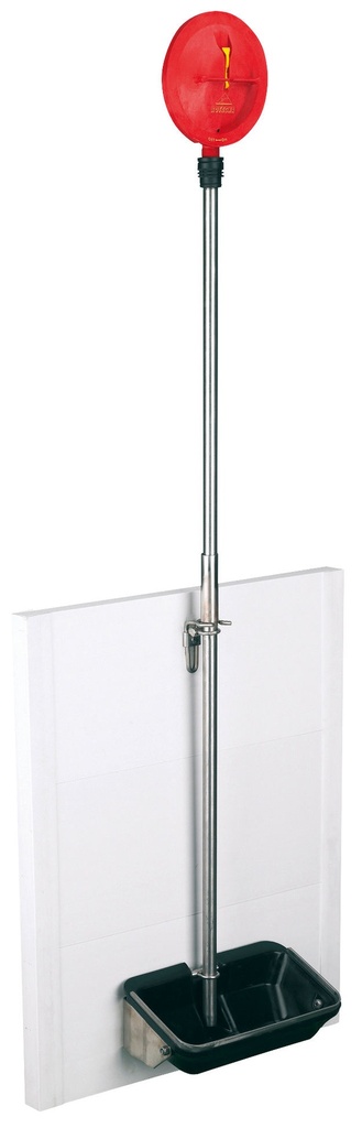 Water-Level mit Edelstahlrohr und  Kipptrog mit Beschlägen