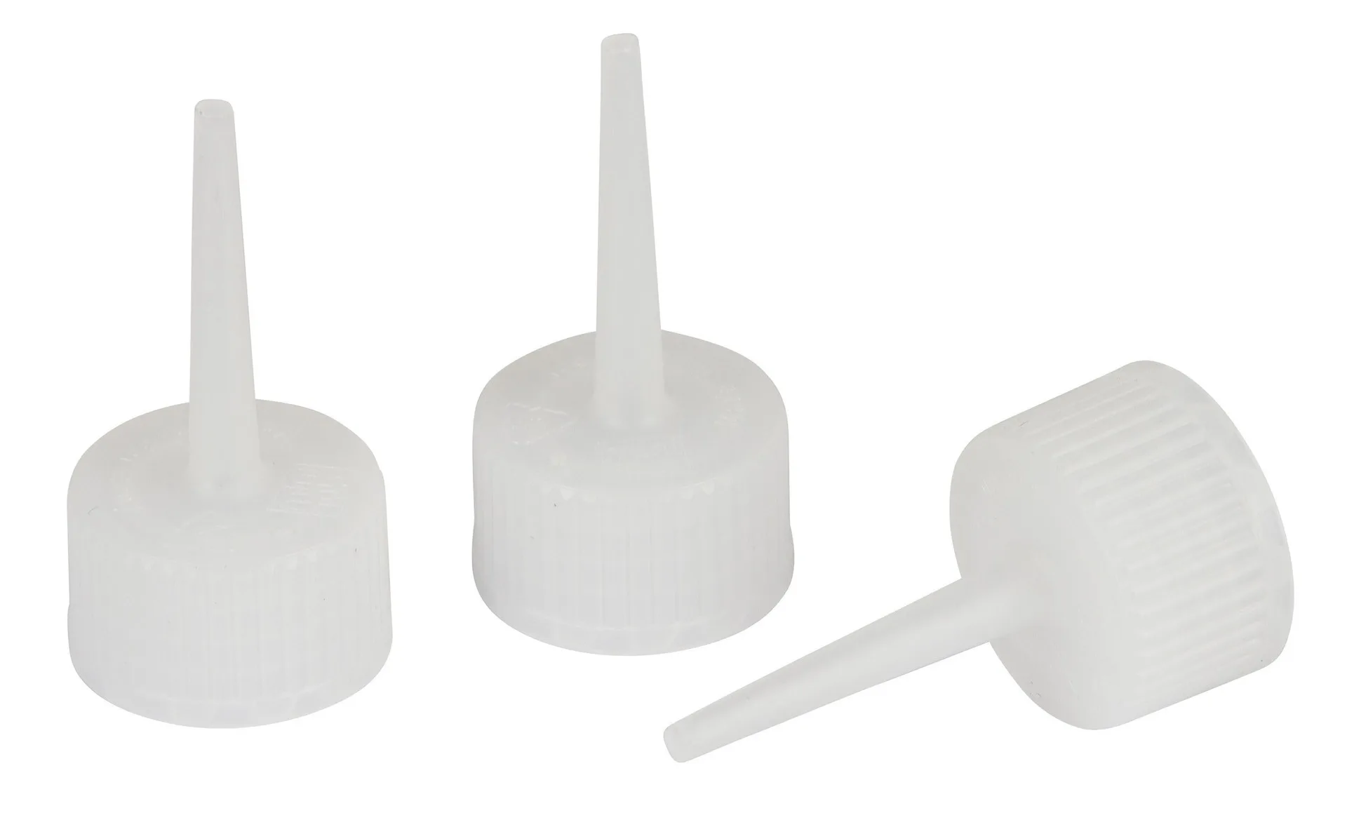 Kappen f. Plastikflaschen, naturfarben/weiß