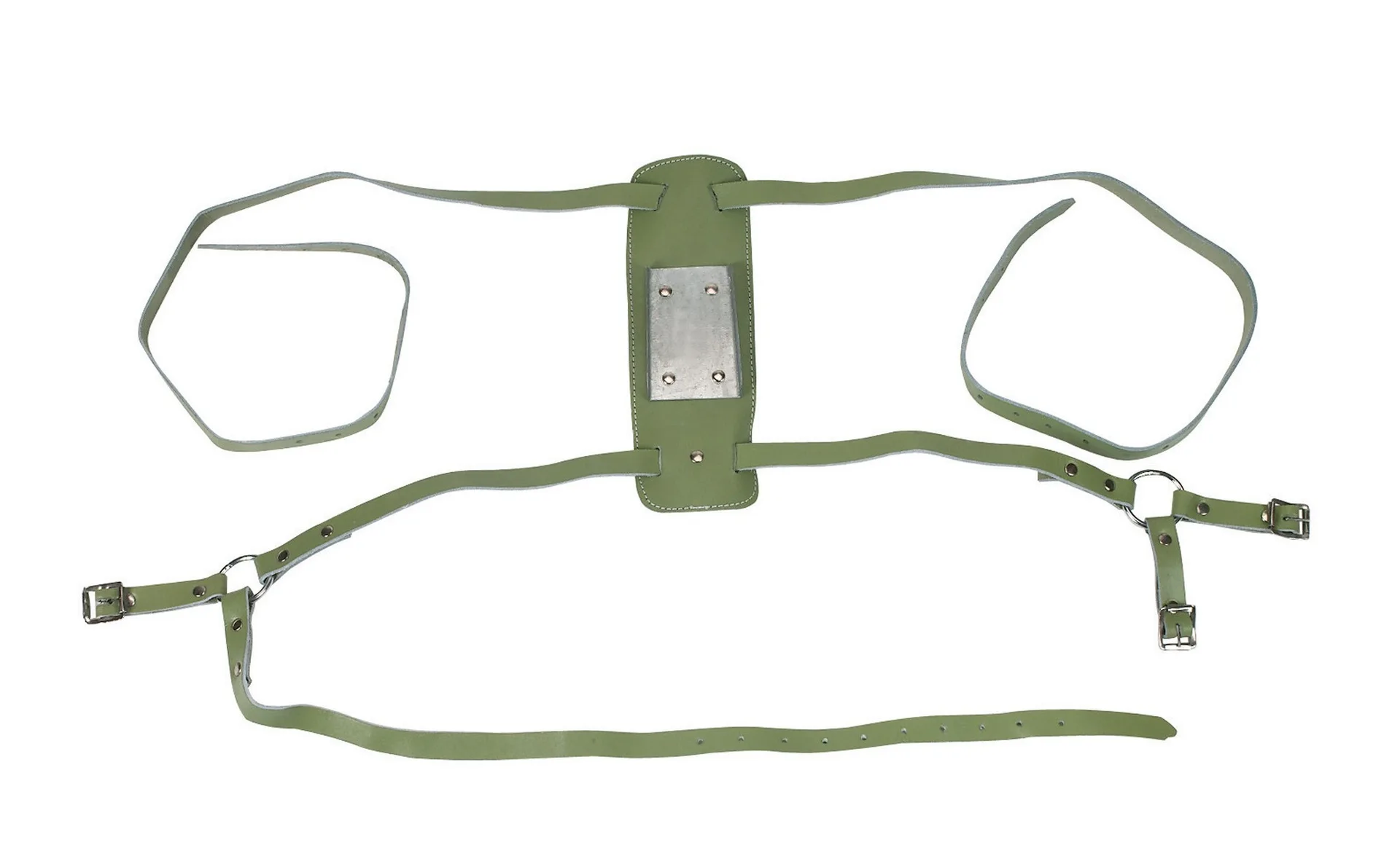 Bocksprunggeschirr, Leder