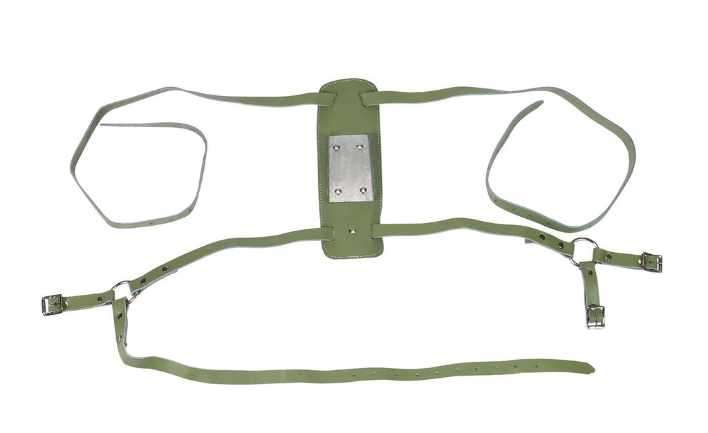 Bocksprunggeschirr, Leder
