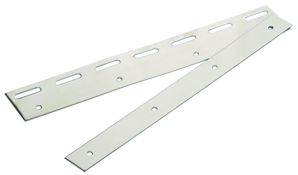Klemm- und Pendelleiste 300mm Edelstahl für PVC-Vorhang