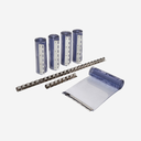 PVC-Streifenvorhangset 300 transparent 300x3mm, 225cm