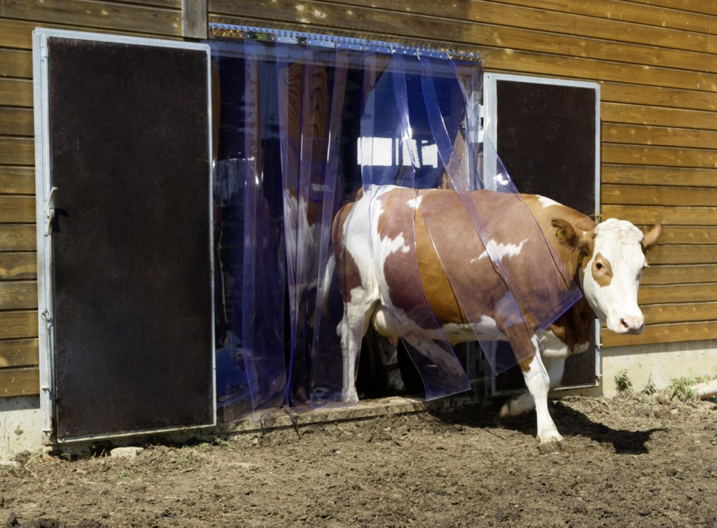 Ersatz-PVC-Streifen 30 cm, 225 cm lang, montiert